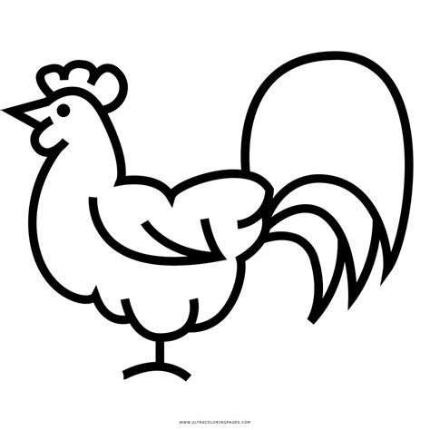 Desenho Do Galo Da Madrugada Para Colorir
