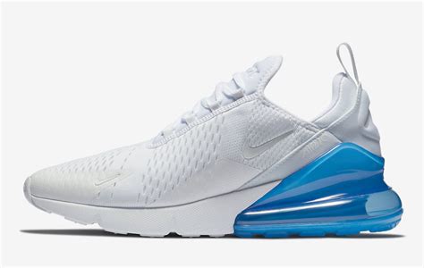 The nike air max 270 triple black is completely monochromatic. Nike Air Max 270 in "White/Photo Blue"