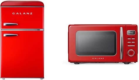 Buy Galanz GLR31TRDER Retro Compact Refrigerator Red 3 1 Cu FT