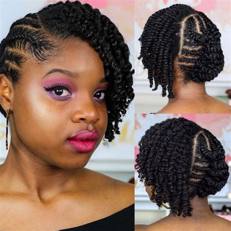 Stylish And Chic Different Styles Of Natural Hair Braids For Short