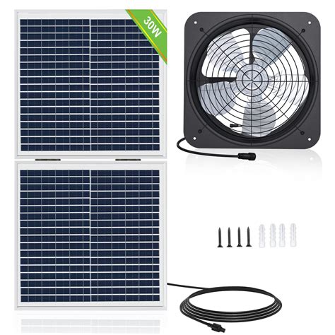 Buy Eco Worthy 25w Solar Powered Attic Ventilator Gable Roof Vent Fan