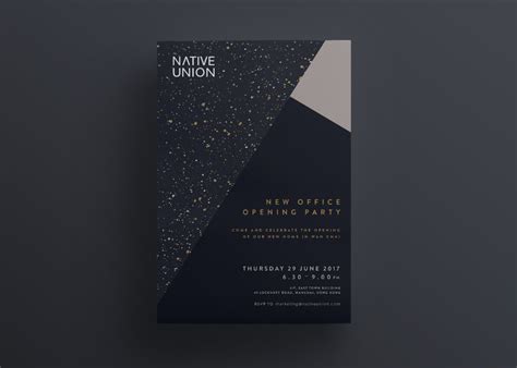 New office opening party invitation | NATIVE UNION on Behance | Office opening party, Corporate ...