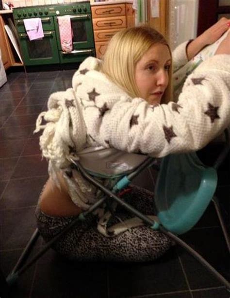 Drunk Mom Got Stuck In A Baby Chair Barnorama