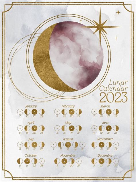Calendario Lunar Para 2023 En El Hemisferio Sur Calendario Lunar Con