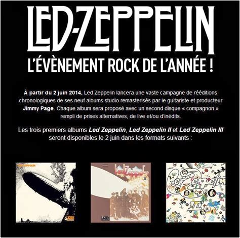 Rockerparis Led Zeppelin To Reissue First Three Albums Newly