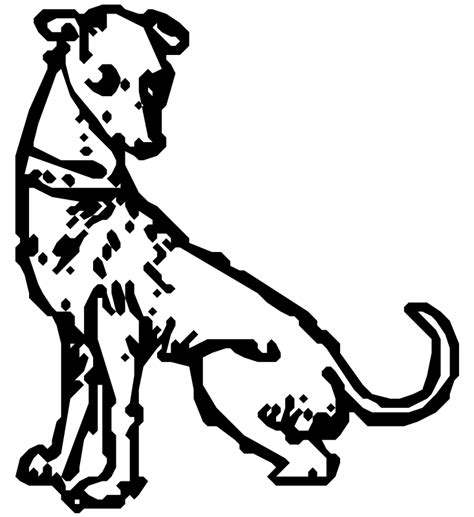 Dog Outline Clip Art Clipart Best