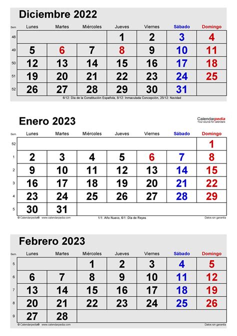 Calendario Enero 2023 En Word Excel Y Pdf Calendarpedia Images And