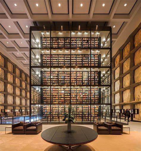 Room Beinecke Rare Book And Manuscript Library At The Yale University Designed By Gordon