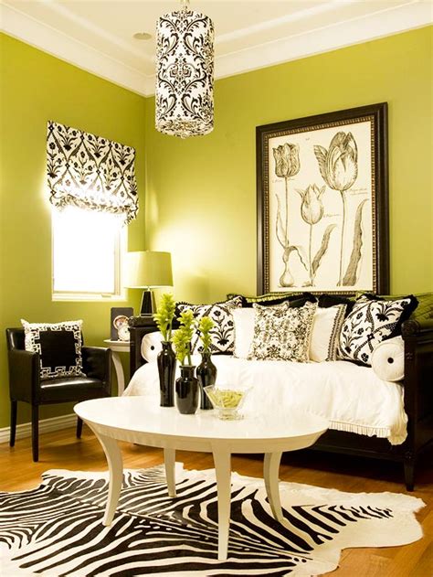 My sons room is a mixture of lime green and blue, and my daughters room is lime green and pink with a touch of purple and orange in the décor when you have a mix of two colors in a room, it makes it easier to incorporate different decor ideas. 15 Green living room design ideas