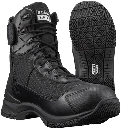 Original Swat 165441 Womens Hawk 9 Wp S Zip En Tactical Boot Black