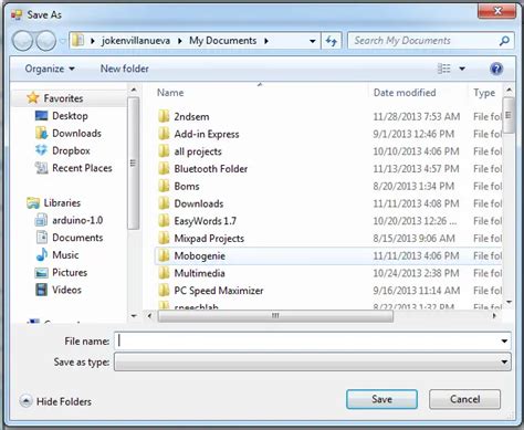 File Handling Adding A Save As Command Sourcecodester