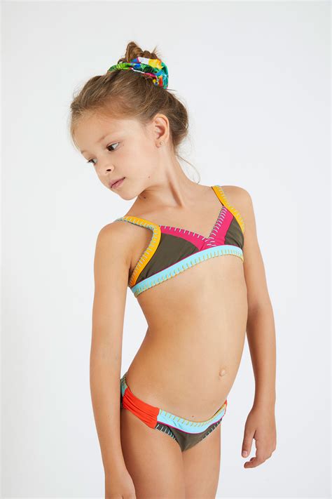 Maillot de bain 2 pieces et fashion pour les femme banana moons nouveaux maillots de bain rembourré grossesse. Maillot de bain fille 2 pièces kaki | MARIACHI TEKNICOLOR ...