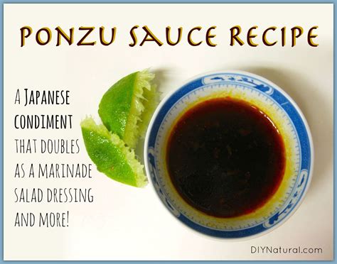 Ponzu Sauce Recipe A Japanese Umami Condiment More