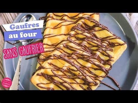Recette des gaufres au four des gaufres bien croustillantes sans