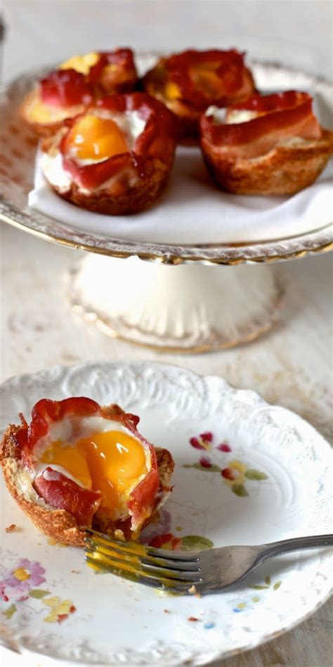 Bacon Eggs In Toast Cups The Kitchen Vista