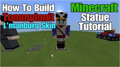 How To Build Tommyinnit Lmanburg Skin Tutorial Youtube