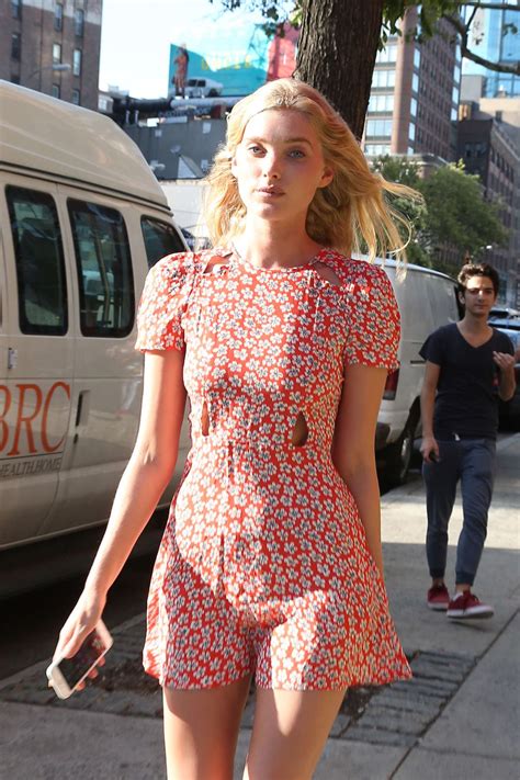 Elsa Hosk In Mini Dress Out In New York August 2015 Celebmafia