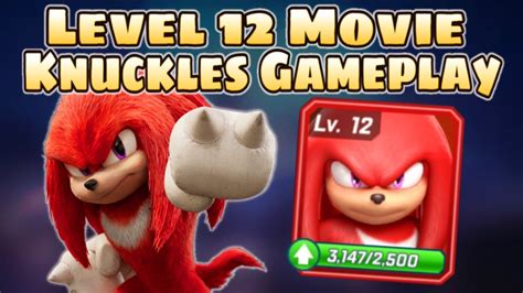 Level 12 Movie Knuckles Gameplay Sonic Forces Speed Battle Youtube