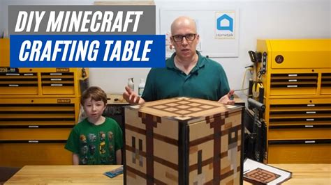 How To Make A Real Minecraft Crafting Table Kids Crafting Table