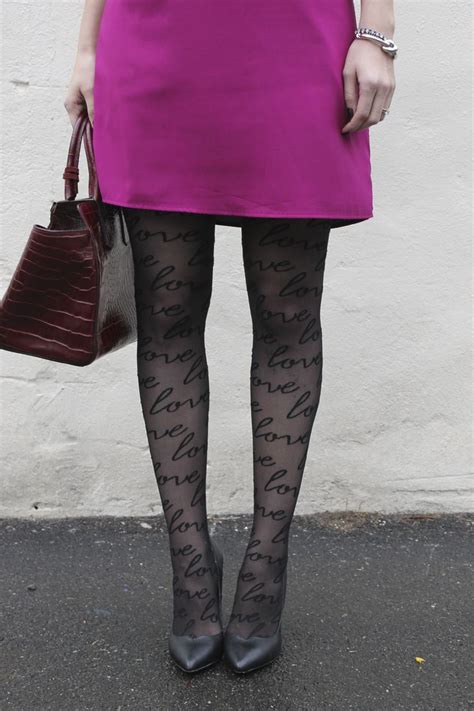 Patterned Tights Are A Fun Top Tips Fashionmylegs The Tights
