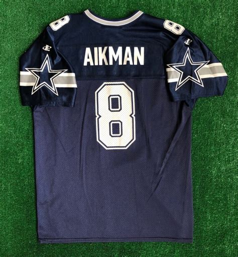 90s Troy Aikman Dallas Cowboys Logo Athletic Nfl Jersey Youth Size