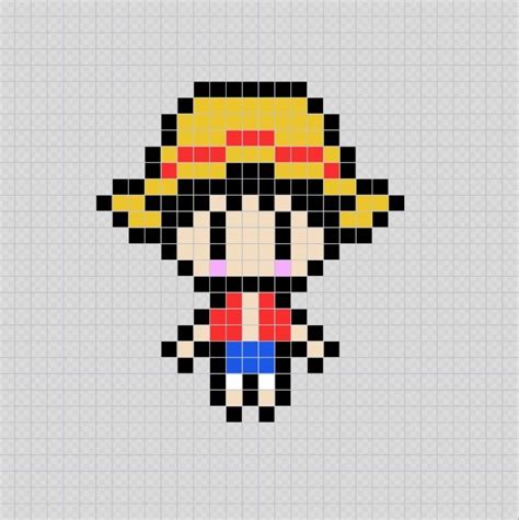 Luffy Pixel Art 31 Idées Et Designs Pour Vous Inspirer En Images Artofit