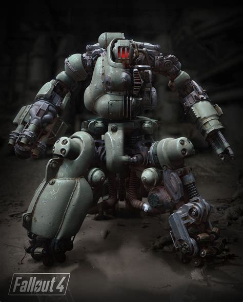 Fallout 4 Robots Zbrushcentral