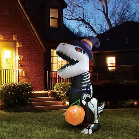 Halloween Inflatable Skeleton Dinosaur Halloween Inflatables Holiday