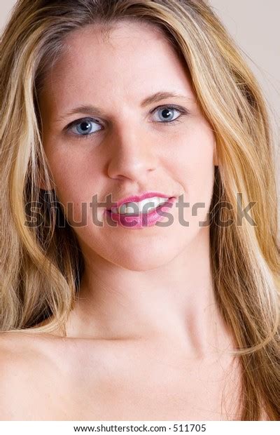 Face Young Blonde Woman Blue Eyes Stock Photo 511705 Shutterstock
