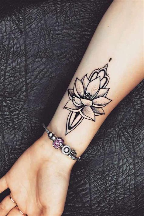 Lotus Tattoo Wrist