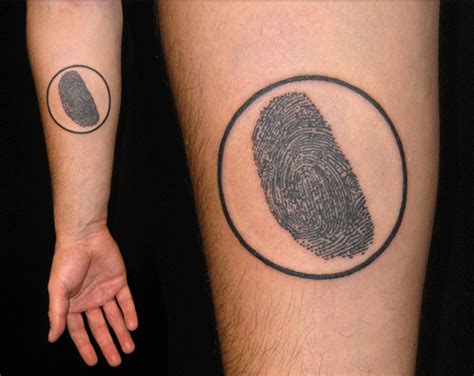 Fingerprint Tattoos Inked Magazine Fingerprint Tattoos Tattoos