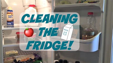 How To Clean A Fridge Cleaning The Refrigerator Youtube