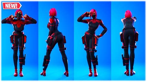 Fortnite Leaked Heart Stopper Skin Showcased With Dances And Emotes 😍 ️