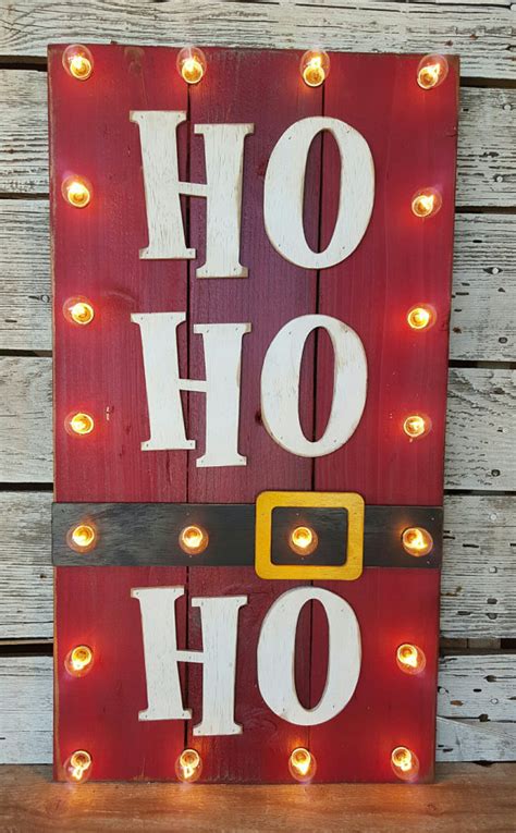 20 Do It Yourself Christmas Sign Ideas Lights For