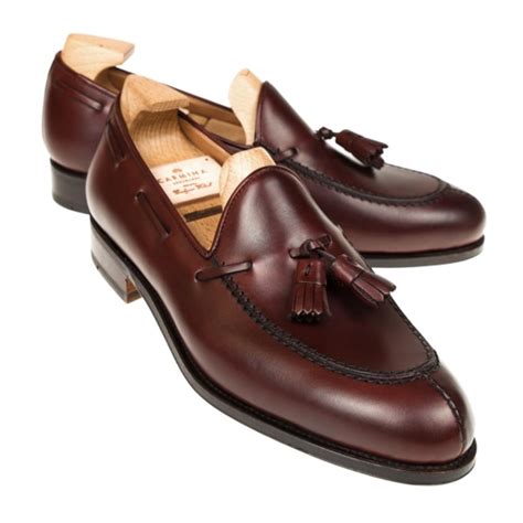 Tassel Loafers Burgundy Boxcalf Carmina Shoemaker