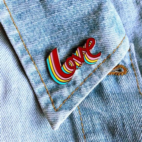 All You Need Is Love Hand Lettered Love Pin Now On £325 In The Sale