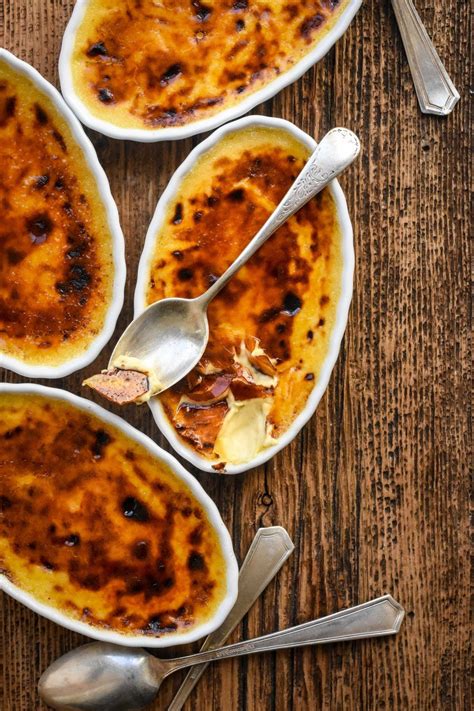 They simply don't work if made as a big dessert. Classic French Crème Brûlée | French creme brulee recipe, Creme brulee recipe, Creme brulee
