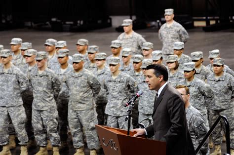 Nevada National Guard Battalion Enjoys Huge Turnout For Afghanistan