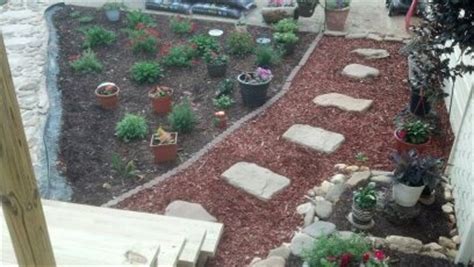Brick walkway ideas should not be discounted. Red Mulch Walkway | Future Backyard Do-Over | Pinterest ...