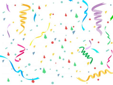 Download Confetti Clipart Single - Confetti Transparent Birthday Png png image