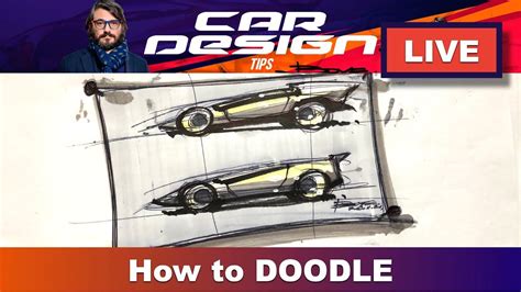 Sketching Cars Live With Luciano Bove Car Design Sketches Comic