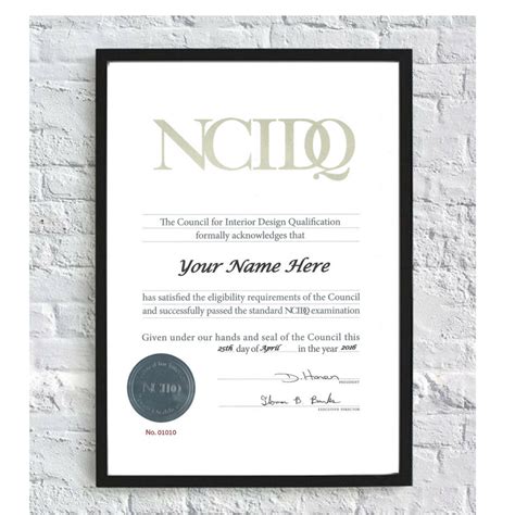 NCIDQ Interior Design Certification 