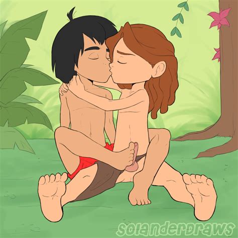 Post 4255595 Crossover Mowgli Solanderdraws Tarzan1999film Tarzancharacter Thejunglebook