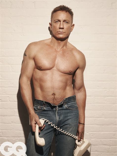 Daniel Craig 52 Poses Shirtless In Gq Talks Retiring From Bond