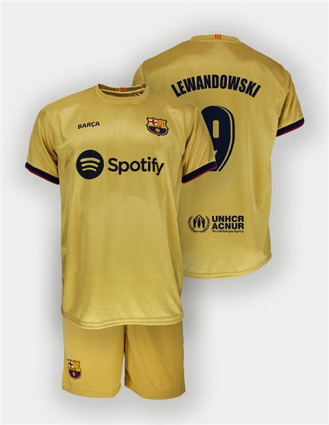 Réplica Oficial FC Barcelona Pack camiseta y pantalón 2ª equipación