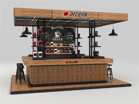Istanbul Coffee Festival Kiosk Design On Behance Kiosk Design