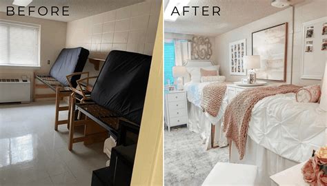 Dorm Lighting Ideas Before After