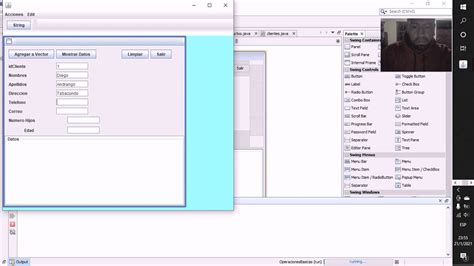 Java Netbeans Jinternal Frame Textarea Y Jtable Youtube