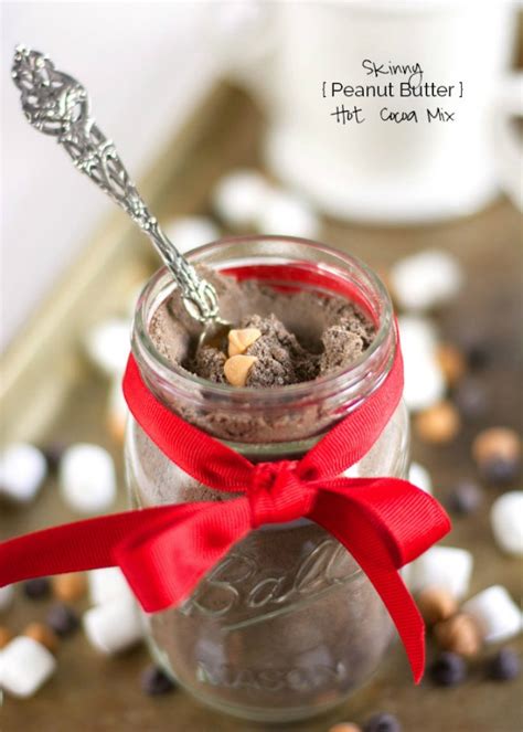 Peanut Butter Hot Cocoa Mix Homemade Holiday Inspiration