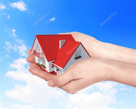 The House In Human Hands Stock Photo By ©sergeynivens 12481702